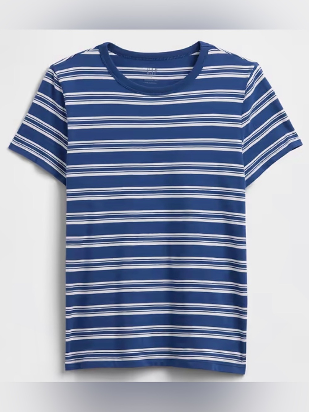 NWT- Gap Favourite T-Shirt in Blue Track Stripe